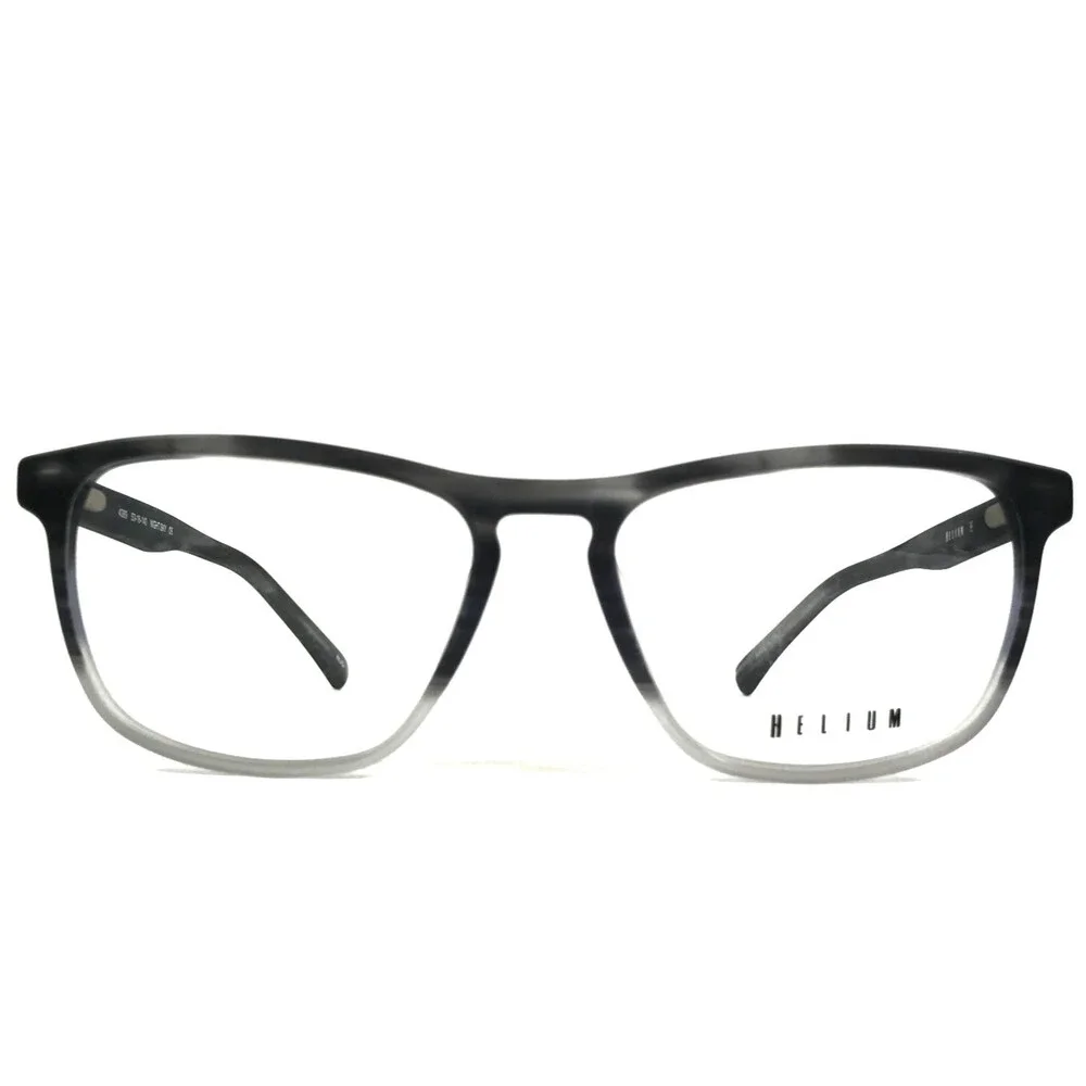 Helium Eyeglasses Frames 4389 NIGHT SKY Black Fade Rectangle Full Rim 53-16-140